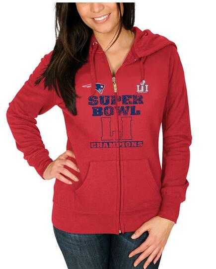 Women New England Patriots Majestic Super Bowl LI Champions Fashionably Late Full Zip Hoodie Red FengYun,We sell and wholesale Women New England Patriots Majestic Super Bowl LI Champions Fashionably Late Full Zip Hoodie Red FengYun on line form chian!